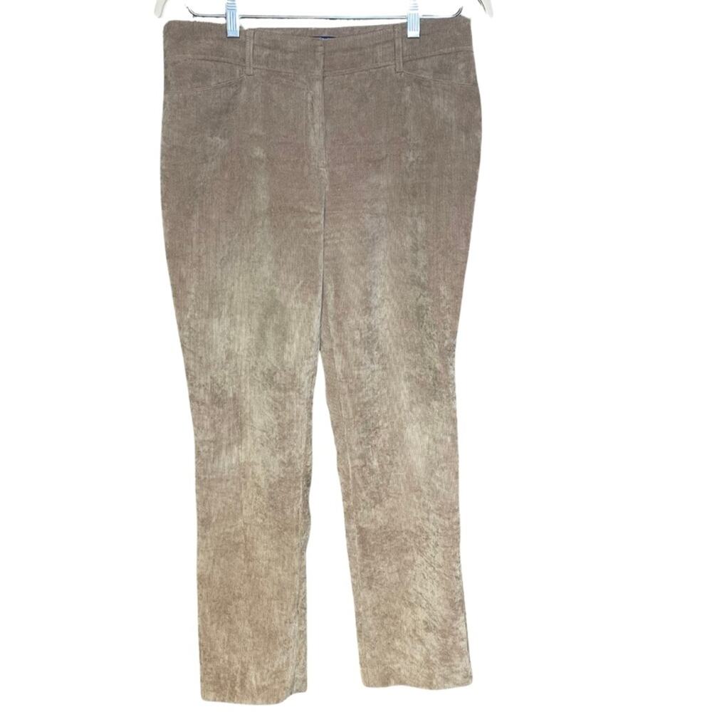 Architect corduroy pants trousers tan stretch classic size 10p